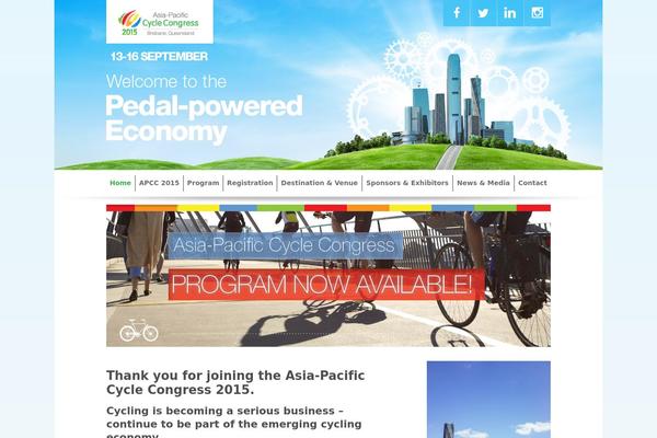 cyclecongress.com site used Apcc2015