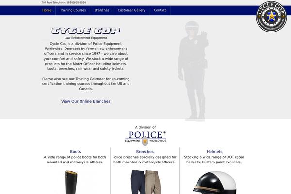 cyclecop.com site used Cyclecop