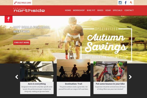 cyclerynorthside.com.au site used Cyclery-northside