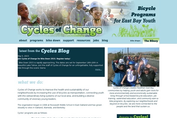 cyclesofchange.org site used Cycles