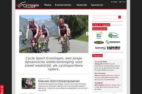 cyclesportgroningen.nl site used Csg