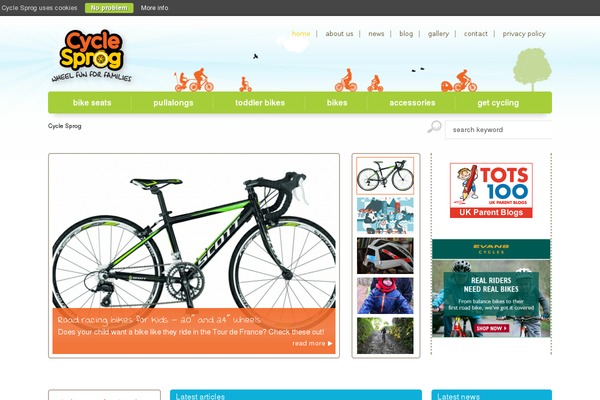 cyclesprog.co.uk site used Cyclesprog