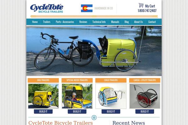 cycletote.com site used Cycle-tote