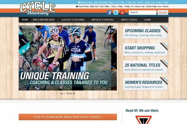 cycleu.com site used Striking