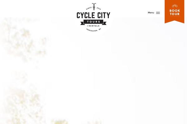 Cycle theme site design template sample