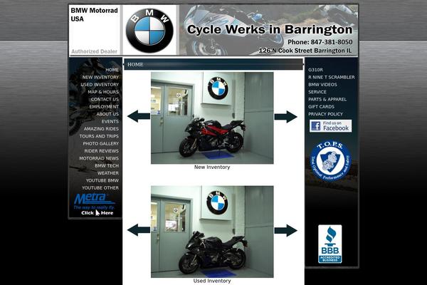 cyclewerks.com site used Cyclewerks_static_page