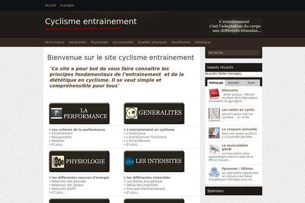 Xanthos theme site design template sample