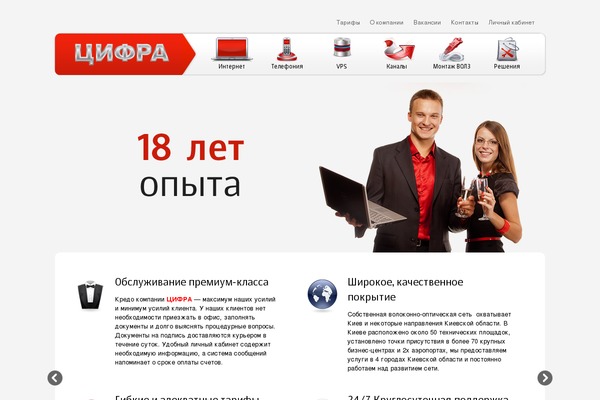 cyfra.ua site used Twenty Ten