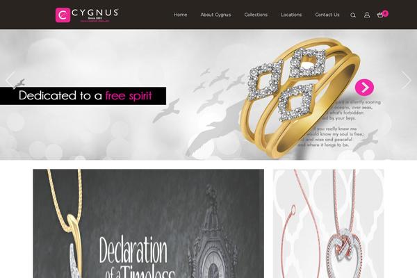 cygnusjewellery.com site used Harveststore