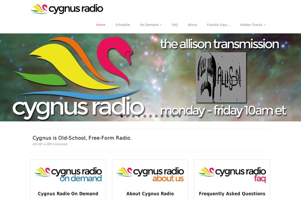 cygnusradio.com site used Cygnus_radio