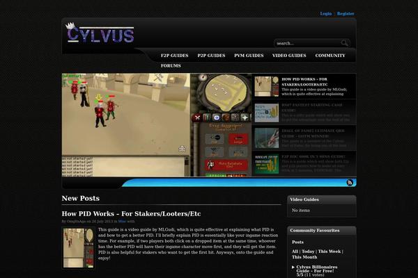 cylvus.com site used Reviewit-theme