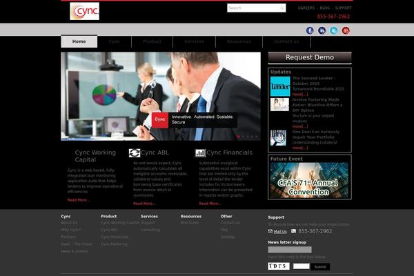 cyncsoftware.com site used Cync