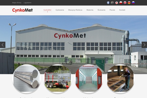 cynkomet.pl site used Cynkomet