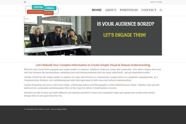 WordPress website example screenshot