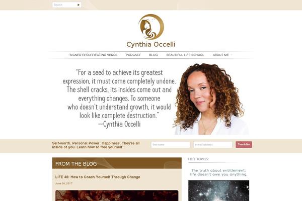 cynthiaoccelli.com site used Cynthiaoccelli