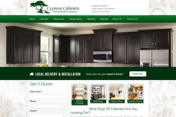WordPress website example screenshot