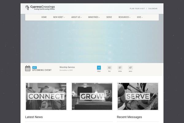 NativeChurch theme site design template sample