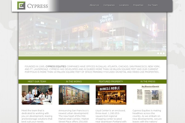 cypress WordPress theme, websites list used cypress theme cypress theme websites examples