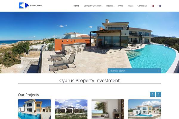 WP Residence theme site design template sample