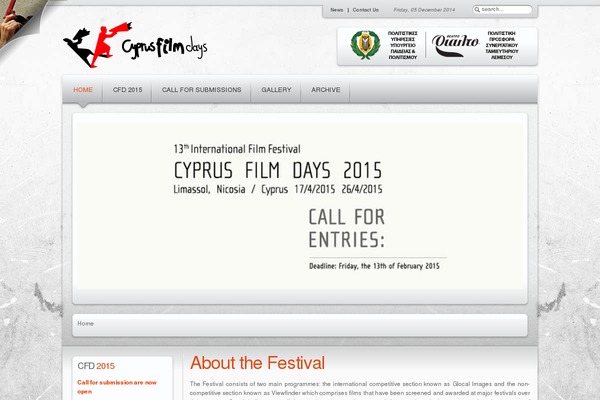cyprusfilmdays.com site used Silverscreen