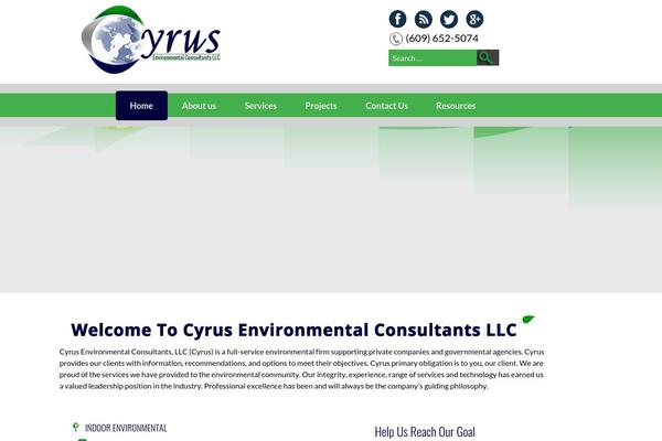 cyrusenv.com site used Adaba