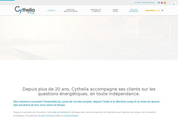 cythelia.fr site used Cythelia