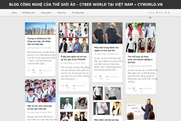 cyworld.vn site used Themestyle