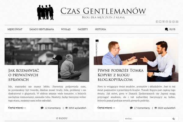 czasgentlemanow.pl site used Mulada