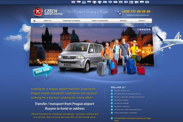 czech-airport-shuttle.com site used Template