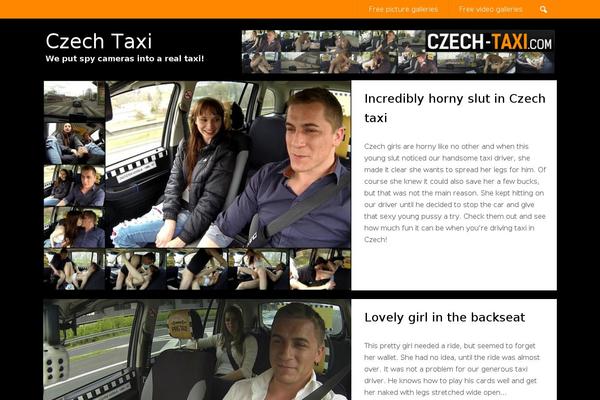 czech-taxi.com site used Videoblog