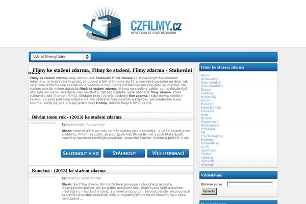 czfilmy.cz site used Gmovies