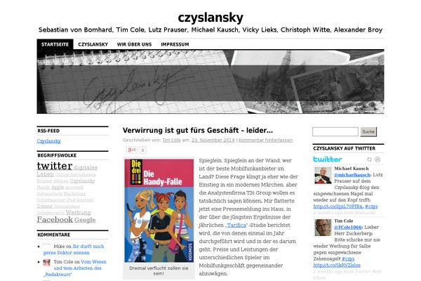 WordPress website example screenshot