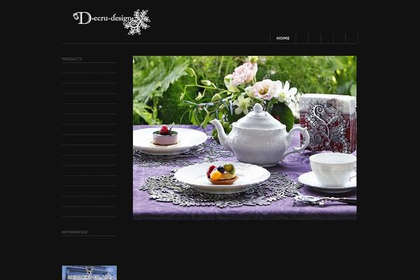 d-ecru-design.com site used Welcart_matteblack