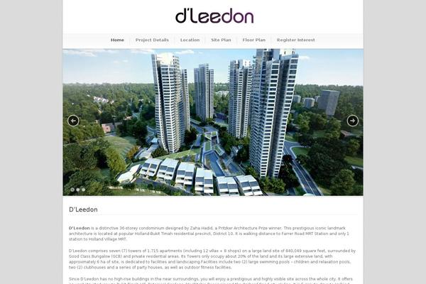 d-leedon.co site used Modernize v3.16