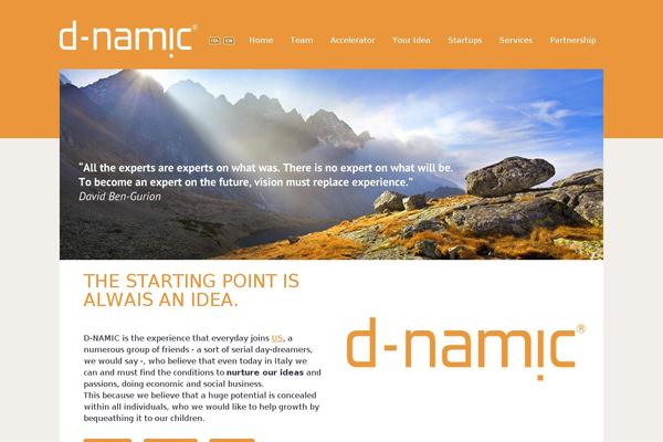 d-namic.it site used D-namic