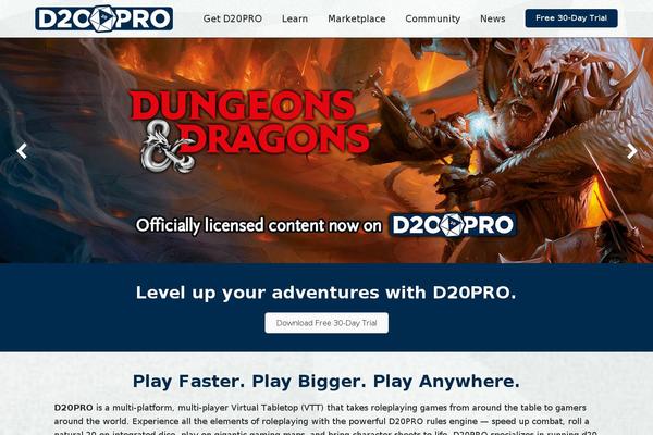 d20pro.com site used D20pro-theme_1.04