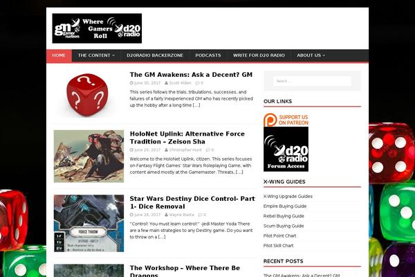 MH Magazine lite theme site design template sample