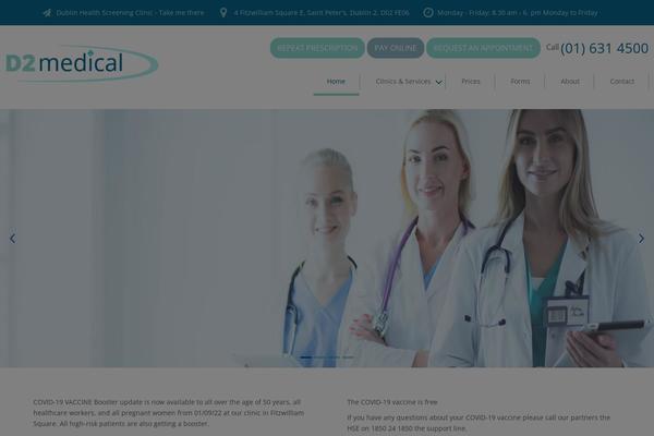 d2medical.ie site used D2medical