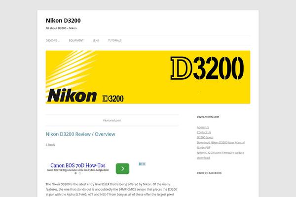 Twenty Twelve theme site design template sample