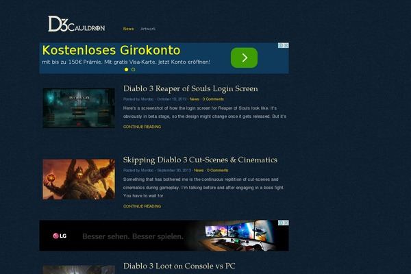 d3cauldron.com site used Ros