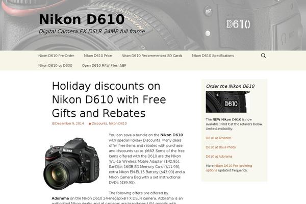 Twenty Thirteen theme site design template sample
