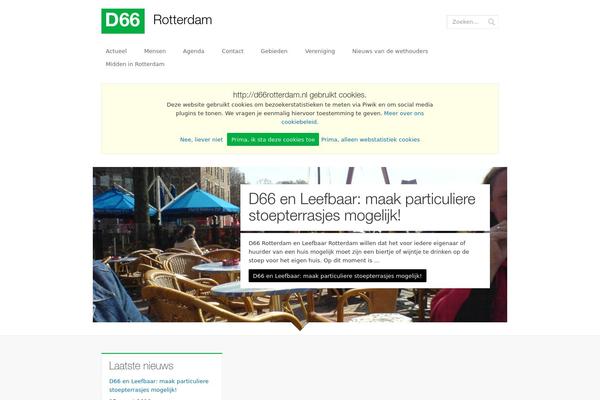 d66rotterdam.nl site used D66