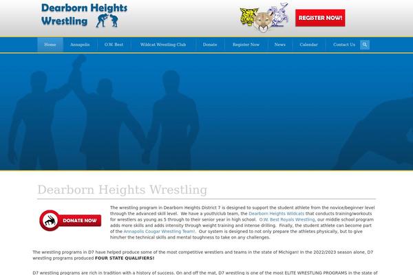d7wrestling.com site used Wrestling-bootstrap
