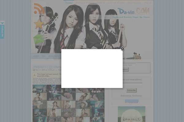 da-vin.com site used Anime-visual-theme