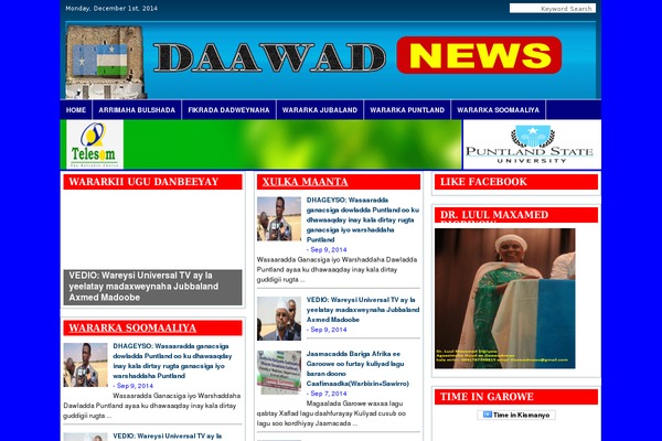 daawadnews.com site used Naqshadtiigalgaduud