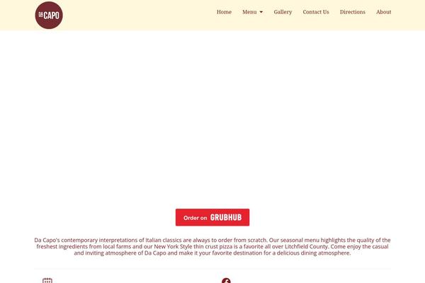 Gusteau theme site design template sample