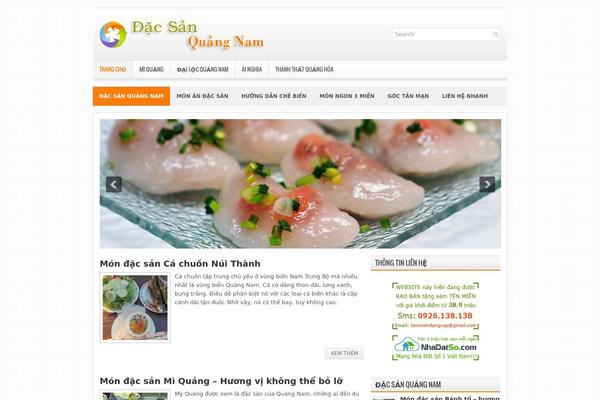 dacsanquangnam.com site used Relaunch