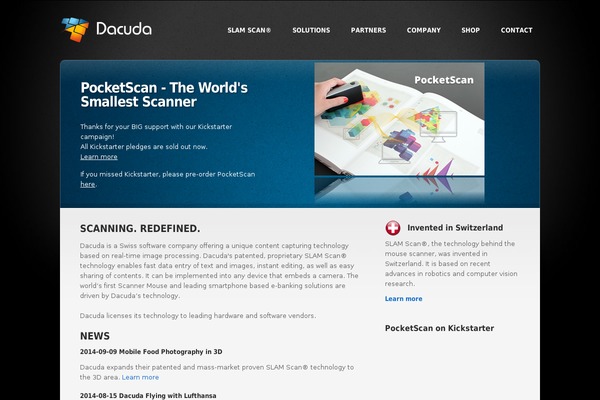 dacuda.com site used Potenza