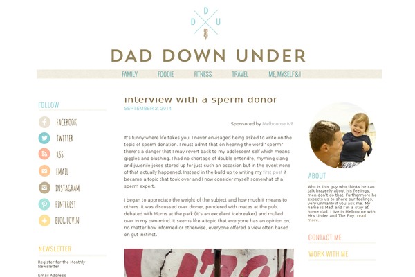 daddownunder.com.au site used Dad