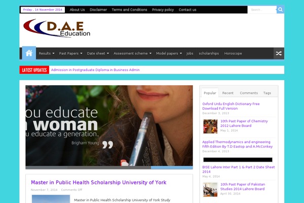 Sahifa theme site design template sample